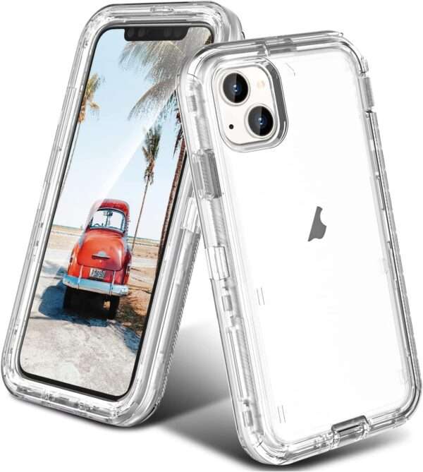 Reliable Transparent Shockproof Case for iPhone 15 Pro Max - Clear Protection