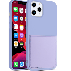 Fashionably Modern Liquid Card Design iPhone 11 Pro Max Case - Offers Clear Display Back Cover & Multiple Credit Card Slots