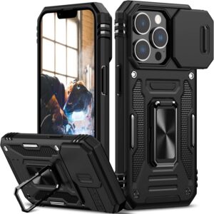 New Applicable Super Hidden Sliding Window iPhone 14 Pro Max Case - Rotating Bracket Shell, Innovative Design